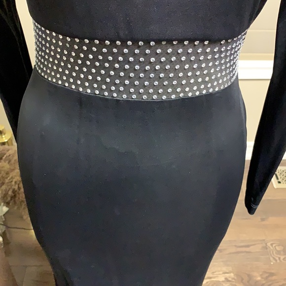 Nicole Bakti Rhinstone Gown Formal Dress - Picture 11 of 17